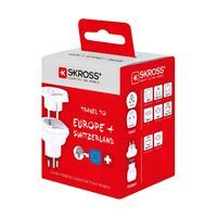 Skross Reise-Adapter Reiseadapter Combo - World für Schweiz mit Schutzkontakt