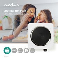 Nedis EINZELKOCHPLATTE         1500W (KAEP150EWT1       WS)