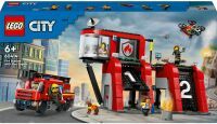 LEGO City Feuerwehrstation mit Drehleiterfahrzeug     60414 (60414)