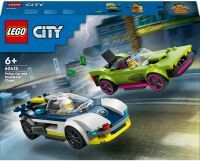 LEGO City Verfolgungsjagd mit Polizeiauto u.Muscle Car 60415 (60415)