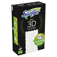 Multipack 2x Swiffer Bodenwischer 3D Clean Trockene Bodentücher Nachfüllpackung 14 Stück 