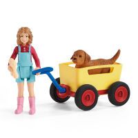 Schleich Farm Life Puppy Wagon Ride - 3 yr(s) - Boy/Girl - Farm World - Multicolour
