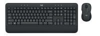 Logitech MK545 ADVANCED Wireless Keyboard and Mouse Combo - Full-size (100%) - USB - QWERTZ - Black - Mouse included