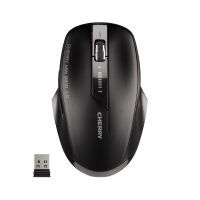 Cherry MW 2310 2.0 Wireless Mouse - Black - USB - Ambidextrous - Optical - RF Wireless - 2400 DPI - Black