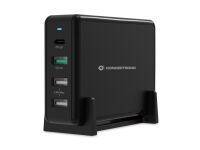 Conceptronic OZUL01B 4-Port 65W USB-PD Ladegerät Ladegeräte -Geräte-