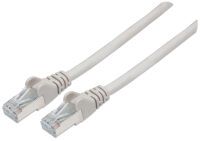 Intellinet Network Patch Cable - Cat6A - 3m - Grey - Copper - S/FTP - LSOH / LSZH - PVC - RJ45 - Gold Plated Contacts - Snagless - Booted - Polybag - 3 m - Cat6a - S/FTP (S-STP) - RJ-45 - RJ-45 - Grey