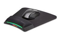 Kensington SmartFit® Mouse Pad - Black - Monochromatic - Wrist rest - Gaming mouse pad