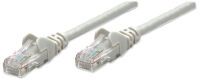 Intellinet Network Patch Cable - Cat6 - 3m - Grey - CCA - U/UTP - PVC - RJ45 - Gold Plated Contacts - Snagless - Booted - Polybag - 3 m - Cat6 - U/UTP (UTP) - RJ-45 - RJ-45 - Grey