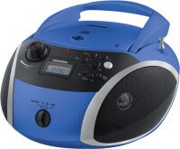 Grundig GRB 3000 BT blau/silber Radio-Cassetten-CD-Player