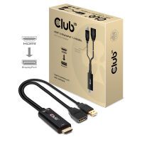Club 3D Club3D Adapter HDMI 2.0 > DP 1.2 4K60Hz HDR  aktiv St/Bu retail (CAC-1331)