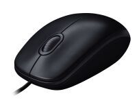 Logitech M 90 optical Mouse USB schwarz Mäuse PC -kabelgebunden-