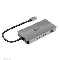 Club 3D Club3D USB-8-in1-HUB USB-C > 2xHDMI/2xUSB/USB-C/RJ45/SD/MSD retail (CSV-1593)