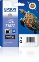Epson Turtle T1577 Light Black - High (XL) Yield - Pigment-based ink - 25.9 ml - 23000 pages - 1 pc(s)