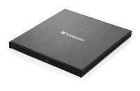 Verbatim 43888 - Black - Top - Notebook - Blu-Ray DVD Combo - Serial ATA III - BD - BD-R - BD-R DL - CD - DVD