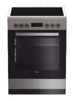 BEKO FSM67320GXS - Freestanding cooker - Stainless steel - Rotary - Top front - Ceramic - 4 zone(s)