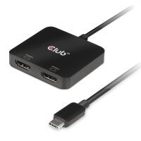 Club 3D Club3D MST-Hub USB 3.2 Typ C > 2x HDMI 2.0 4K60Hz      St/Bu retail (CSV-1556)