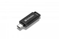 Verbatim Retractable       128GB USB 3.2 Gen 1 USB-C USB-Sticks