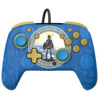 PDP-PerformanceDesignedProduct PDP Controller Rematch Wired Hyrule Blue              Switch (500-134