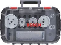 Bosch 9tlg ElektrikerSet Progressor Woodu.Metal Lochsäge-Bohrer