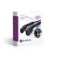 Nedis Kabel für Elektrofahrzeuge / Cable Type 2 / 16.0 A / 11000 W / 3-Phasen / 5.00 m / Schwarz / Kartonverpackung