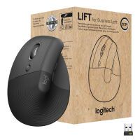 Logitech Wireless Mouse Lift left  f.business Ergonomic blac (910-006495)