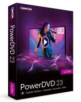 CyberLink PowerDVD 23 Ultra  Preisgekrönter Media Player für Blu-ray-/DVD-Disc und professionelle Medienwiedergabe und -verwaltung  Wiedergabe praktisch aller Dateiformate  Windows 10/11 [Box]
