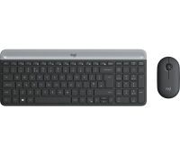 Logitech MK470 - Full-size (100%) - USB - QWERTZ - Graphite - Mouse included