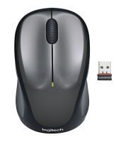 Logitech Wireless Mouse M235 - Ambidextrous - Optical - RF Wireless - 1000 DPI - Grey