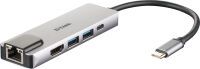 D-Link DUB-M520 USB 3.0 Hub           sr  5 Port USB-C Hub (HDMI, Ethernet, USB-C) (DUB-M520)