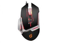 Conceptronic DJEBBEL 8 - Gaming USB Mouse - 8 Programmable Buttons - 4000 DPI - Optical - USB Type-A - 4000 DPI - 1 ms - Black - Silver