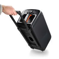 Nedis Bluetooth®-Party-Lautsprecher / Batterie 1 Betriebszeit Standardnutzung: 300 min / 240 W / Griff / Partylicht / Equalizer / Orange / Schwarz