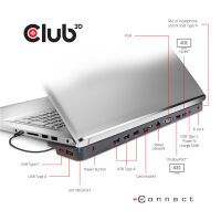 Club 3D Club3D ChargingDock USB-C 3.2 ->7xUSB/DP/HDMI/LAN/Audio 100W retail (CSV-1564W100)