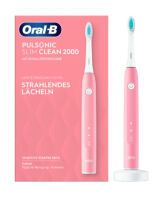 Oral-B Pulsonic Slim Clean 2000 - Adult - Sonic toothbrush - Daily care - Whitening - 62000 movements per minute - Pink - 2 min