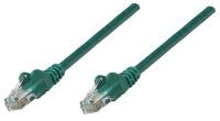 Intellinet Network Patch Cable - Cat6 - 0.25m - Green - Copper - S/FTP - LSOH / LSZH - PVC - RJ45 - Gold Plated Contacts - Snagless - Booted - Polybag - 0.25 m - Cat6 - S/FTP (S-STP) - RJ-45 - RJ-45 - Green