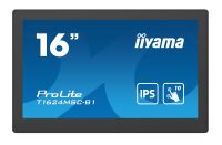 IIYAMA 39.5cm (15,6") T1624MSC-B1   16:9  M-Touch HDMI+USB (T1624MSC-B1)