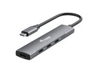 Equip USB-Hub 4-Port 3.2/C->4x3.0      ohne Netzteil grau (128963)