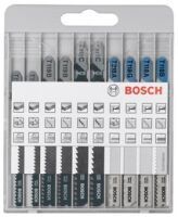 Bosch 10tlg. Stichsägeblatt-Set basic für Metall und Holz Stichsägeblätter
