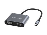 CONCEPTRONIC Dock USB-C ->HDMI,VGA,USB3.0,100WPD   0.15m gr (DONN16G)