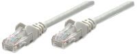 Intellinet Network Patch Cable - Cat6 - 7.5m - Grey - CCA - U/UTP - PVC - RJ45 - Gold Plated Contacts - Snagless - Booted - Polybag - 7.5 m - Cat6 - U/UTP (UTP) - RJ-45 - RJ-45 - Grey