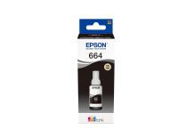 Epson 664 Ecotank Black ink bottle (70ml) - Black - Epson - EcoTank L555 EcoTank L355 EcoTank ET-4550 EcoTank ET-4500 EcoTank ET-3600 EcoTank ET-2650 EcoTank... - 70 ml - Grey - 70 ml