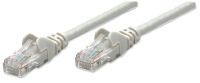 Intellinet Network Patch Cable - Cat5e - 1m - Grey - CCA - U/UTP - PVC - RJ45 - Gold Plated Contacts - Snagless - Booted - Lifetime Warranty - Polybag - 1 m - Cat5e - U/UTP (UTP) - RJ-45 - RJ-45