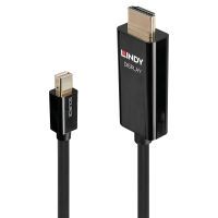 LINDY Mini-DisplayPort an HDMI Kabel 4K60Hz Aktiv 2m (40912)