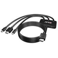 Club 3D Club3D Adapter USB-C/HDMI/Mini-DP > HDMI aktiv   St/St/St/St retail (CAC-1630)