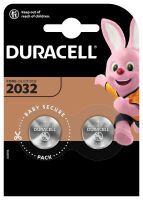 Duracell 2032 - Single-use battery - CR2032 - Lithium - 3 V - 2 pc(s) - Silver