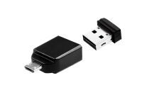 Verbatim Store n Stay Nano  32GB USB 2.0 + OTG Adapter micro USB OTG Stick