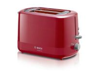 Bosch TAT 3A114 CompactClass rot Toaster