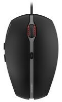 Cherry GENTIX 4K Corded Mouse - Black - USB - Ambidextrous - Optical - USB - 3600 DPI - Black