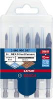 Bosch EXPERT HEX-9 HardCeramic Bohrer, 5tlg Set 4/5/6/8/10 Fliesen- + Keramikbohrer