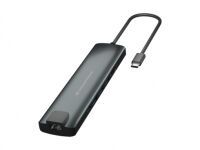 Conceptronic DONN06G 9-in-1 USB-C Adapter Datenverteiler/Umschalter