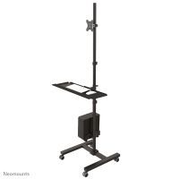 Neomounts Mobile Workplace Floor Stand monitor keyboard/mouse & PC